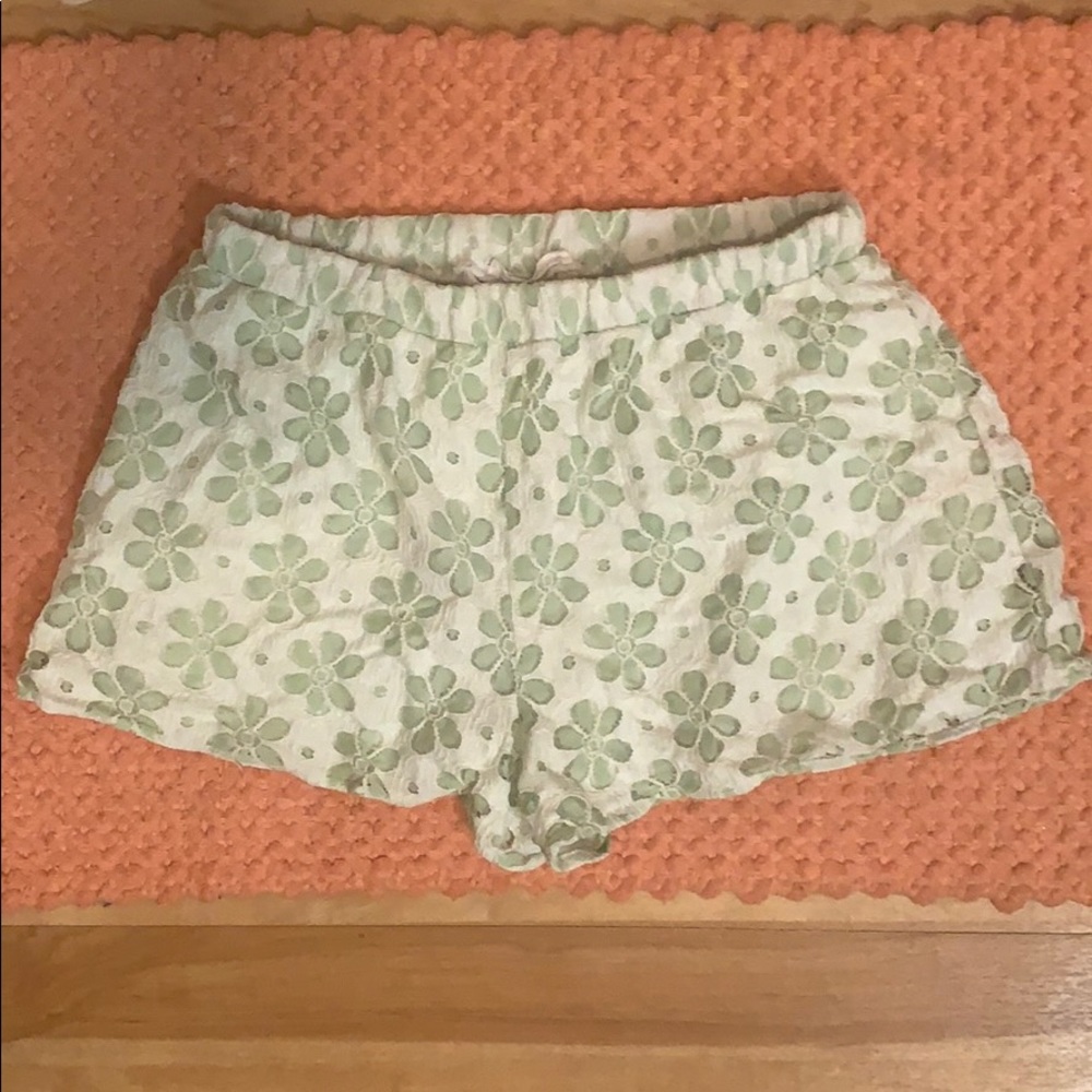 Flower print shorts